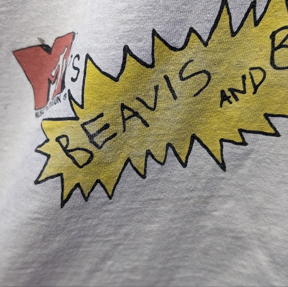 Beavis and Butt-Head I Don't Like Stuff That Sucks Vintage Single Stitch 1993 - Picture 10 of 14